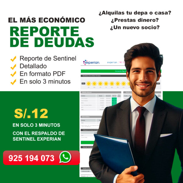 reporte de deudas personales