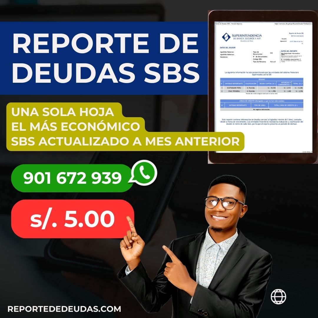 reporte de deudas SBS